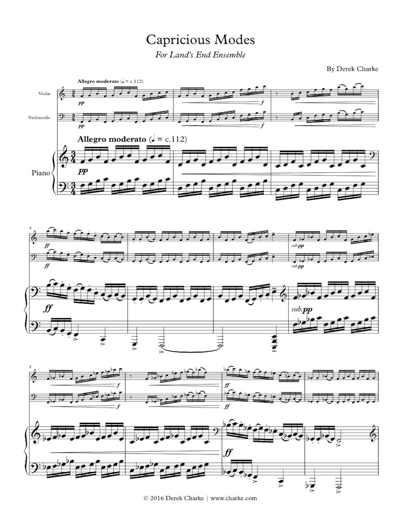 derek charke capricious modes